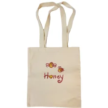 Сумка шоппер с пчелами Honey