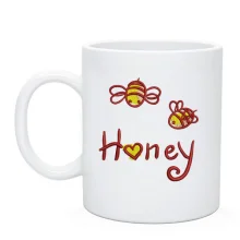 Чашка с пчелами Honey