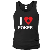 Майка I love Poker