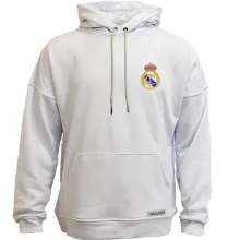 Худи без начеса Real Madrid с вышитой эмблемой (Вышивка)