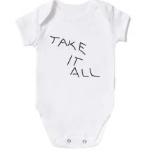 Дитяче боді take it all 2