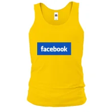 Чоловіча майка з логотипом Facebook