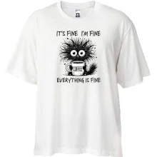 Футболка Oversize Я в порядке