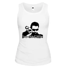 Майка Depeche with glasses