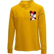 Детский лонгслив поло Minie Mouse 5