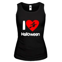 Майка I love Halloween