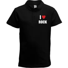 Детская футболка поло I love Rock