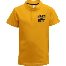 Детская футболка поло Катя the BEST
