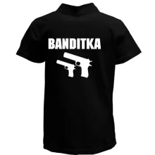 Детская футболка поло Бандитка