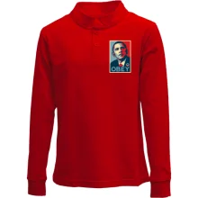 Детский лонгслив поло Obey Obama