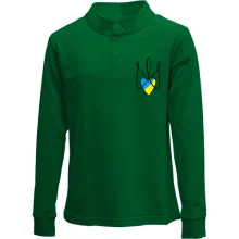 Дитячий лонгслів поло 