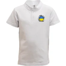 Детская футболка поло со значком «Made in Ukraine»