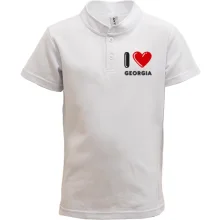 Дитяча футболка поло I love Georgia