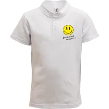 Дитяча футболка поло Smile Make me happy