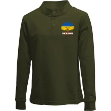 Детский лонгслив поло "Дерево Украины"