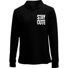 Дитячий лонгслів поло stay cute