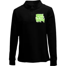 Дитячий лонгслів поло Bring me the horizon logo green