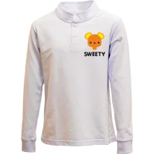Детский лонгслив поло SWEETY