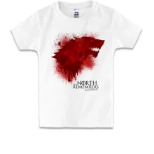 Детская футболка The North Remembers - Game of Thrones
