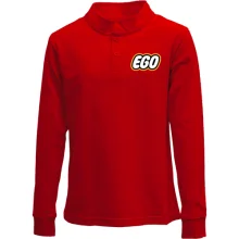 Детский лонгслив поло EGO