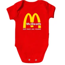 Детское боди McDeath