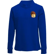 Дитячий лонгслів поло Roblox face