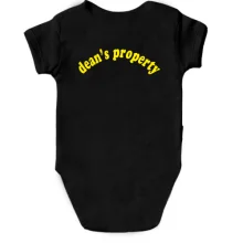 Дитяче боді з написом "Dean's property"