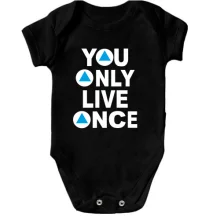 Детское боди You Only Live Once