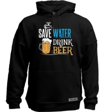Худі без начосу Save Water - Drink Beer