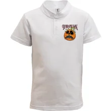 Дитяча футболка поло Halloween з гарбузом