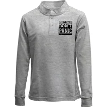 Детский лонгслив поло Keep Calm Don't Panic