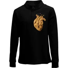 Детский лонгслив поло Golden Heart