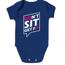 Детское боди Dont sit get fit