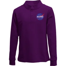 Детский лонгслив поло Матвей (NASA Style)