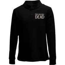 Дитячий лонгслів поло з написом The Walking Dead