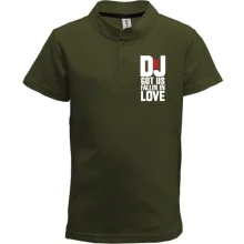 Детская футболка поло с надписью DJ got us fallin in love