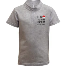 Детская футболка поло Go to the gym