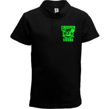 Детская футболка поло Minecraft Squad