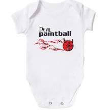 Дитяче боді Devil paintball