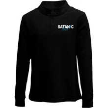 Дитячий лонгслів поло satanik girl