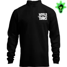 Лонгслив поло со стойкой World of Tanks (glow)