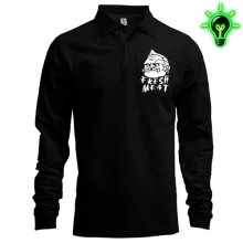 Лонгслив поло Fresh meat (glow)