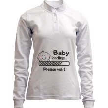 Лонгслив поло со стойкой Baby loading