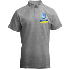 Футболка с воротником стойкой Народжені бути вільними