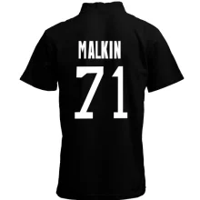Футболка с воротником стойкой Evgeni Malkin