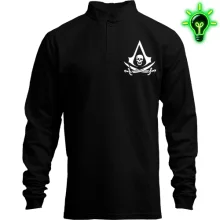 Лонгслив поло со стойкой с лого Assassin’s Creed 4