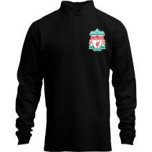 Мужской лонгслив поло со стойкой с цветной эмблемой Liverpool