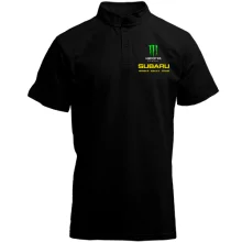 Футболка з коміром стійкою Subaru monster energy