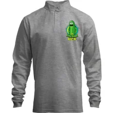 Лонгслив поло со стойкой pickle Rick