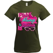 Футболка Pink is always in fashion